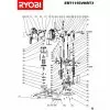 Ryobi ERT1150VNRT3 Spare Parts List Type: 5133000240